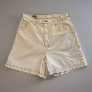 Vintage Denim Republic Women's Casual Boyfriend Shorts Cream,Sz 15/16-90s-Grunge